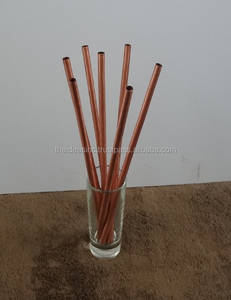 Solid Copper Drinking Straw - Product Image 1