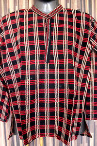 T-shirt en gaze indienne pour homme, imprimé décontracté, t-shirt de yoga long, chemise Kurt pour homme, imprimé, gaze de coton, doublure imprimée, Kurtas imprimées Om - Product Image 3