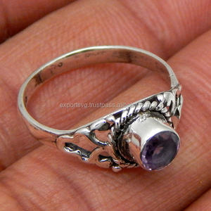 แหวนแต่งงาน/หมั้น ประดับพลอยออนิกซ์ทรงคลาสสิก เงินแท้ 925 ตัวเรือนเงินสเตอร์ลิง สำหรับผู้หญิง - Product Image 2