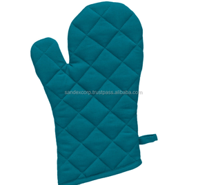 Manoplas de horno para cocina personalizadas 100% algodón diseño liso calidad al precio más barato - Product Image 1