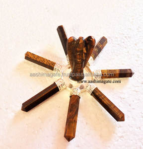 เครื่องกำเนิดพลังงานคริสตัลธรรมชาติ7ดินสอหินเรกิและหินฮวงจุ้ยมาสคอตพลอย - Product Image 1