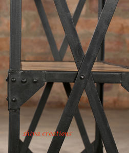 Estante de Almacenamiento de Metal Estilo Industrial Vintage, Mueble para el Hogar u Oficina, Diseño de Fabricante de Exhibición y Almacenamiento - Product Image 4