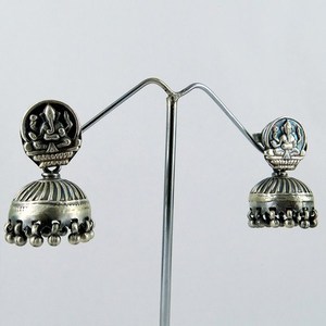 Boucles d'oreilles en argent sterling 925 de qualité supérieure Shri Ashapura Jewels, style bohème, motif cœur, pour les amoureux de la Bohème - Product Image 6