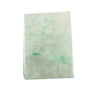 Gms-GEMA de cuarzo verde craquelado, cabujones rectangulares de 13x17mm, joyería, 2,15 - Product Image 4