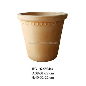 Terracota potes atacado-Cerâmica, barro potes plantes feitos no Vietnã para casa e jardim suprimentos