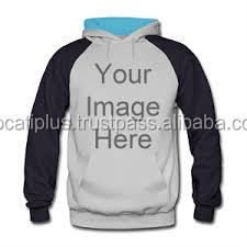 Men's Custom Made Two-Tone Cotton Sweatshirt <b>Hoodies</b> Waterproof Knitted Design with Lining - Product Image 2