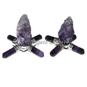 Meilleure énergie de guérison Générateur d'améthyste brute naturelle Style Feng Shui Technique d'agate de pierres précieuses sculptées pour l'amélioration de l'énergie - Product Image 3