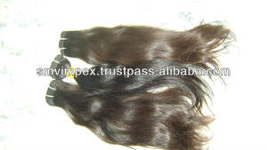 Tissage de cheveux de haute qualité de qualité 12A. Bonne texture Meilleur prix Tissage de cheveux bruts naturels indiens Remy naturels d'Inde. - Product Image 5