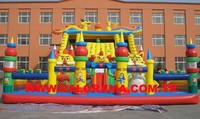 Parc gonflable de château d'extérieur pour enfants, parc d'attractions gonflable, aire de jeu gonflable