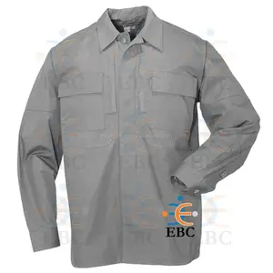 Chemises cargo d'entraînement formelles à manches longues de haute qualité séchage rapide respirant Rip-Stop travail en plein air randonnée uniforme OEM - Product Image 1