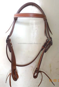 Western Plain Headstall American Cow Leather S. Steel Hardware Rider's Trust High Quality <b>Equestrian</b> Horse Riding Full/Cob Sizes - Product Image 4