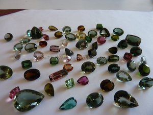 Pierres taillées à la machine en tourmaline noire naturelle d'AF-Coszcalt exporte TOU020, pierres précieuses en vrac pour bijoux - Product Image 4