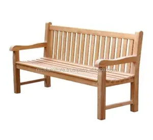 Outdoor Garden Teak wood English Bench park Furniture