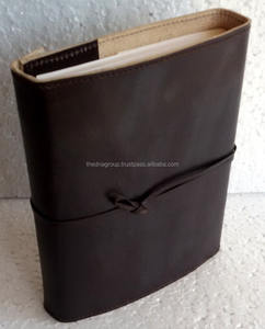 Venta al por mayor hecho a mano vintage negro puntada Correa cierre cuero diario - Product Image 6