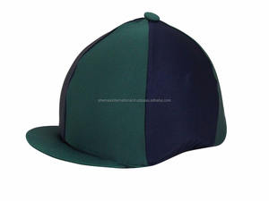 Shemax 2024 OEM de alta calidad superventas personalizado al por mayor hecho en Pakistán cubierta de sombrero LYCRA bicolor equino caballo desgaste - Product Image 2