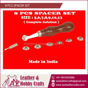 Meilleur prix Breeze Tools 8 pièces en acier et bois ensemble d'entretoises en cuir outils à main combinés hautement utilisables - Product Image 2