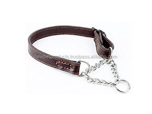 Meilleur Prix Personnalisé Moyen Grand Luxe Collier De Chien En Cuir Rouge Élégant Rivet Décoration Logo Personnalisé - Product Image 6