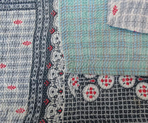 Wholesale Handmade Kantha Blanket Vintage Printed Kantha Blanket - Product Image 4