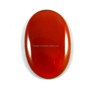 Gms-cabujones ovalados de ónix rojo, piedras para joyería de 18x27mm, IG1544, 2,50 - Product Image 1