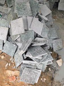 Carreaux de revêtement mural en ardoise verte naturelle de qualité supérieure Pedras Verde WC002 pour la décoration intérieure et extérieure de carreaux de pierre - Product Image 1