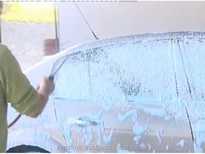 CLEANVAC EXPO 60 SS Lavadora de coche de 1000W que funciona con monedas 60 LT 4 BARRAS Límite de tiempo ajustable Tanque de pulverización de espuma de plástico inoxidable - Product Image 3