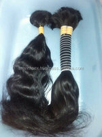 Cheveux indiens Remy 100% originaux provenant d'Inde. Cheveux humains Remy indiens à cuticules alignées, cheveux humains Remy non tissés provenant de Chennai