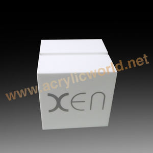 Exhibición de anillo acrílico blanco personalizada expositor de joyería - Product Image 5