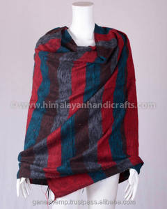 Châle en laine himayan Yak, HYWS 301 d - Product Image 1