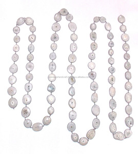 เครื่องประดับแฟชั่นที่ทำด้วยมือรูปฝาชุบโลหะด้วยไฟฟ้าหินอาเกตสีดำโรเดียมของขวัญอินเทรนด์ลูกปัดไข่มุกครบรอบปี - Product Image 3