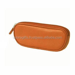 Lunettes de soleil en cuir PU de haute qualité étui rigide unisexe étui à lunettes à fermeture éclair logo imprimé personnalisé Offre Spéciale - Product Image 1