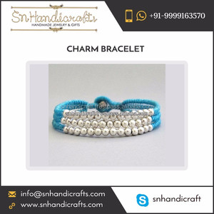 Trendy New Arrival Blue Color Charm <b>Bracelet</b> for Bulk Purchase - Product Image 1