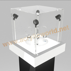 Soporte de exhibición de reloj acrílico, accesorio de moda, negro y blanco, Organizador - Product Image 4