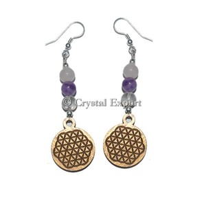 <b>Top</b> Seller Fancy Jasper Arrowheads Butterfly Earrings Fashion Drop Design with <b>Crystal</b> Export Elegant Gemstone Brass Jewelry - Product Image 2