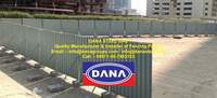 Panel Pagar Pembatas untuk Lokasi Konstruksi Sementara _DANA STEEL_UAE