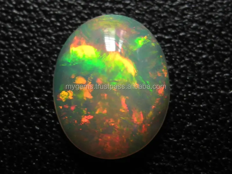 10*14mm ovaler natürlicher äthiopischer Welo Opal Cabochon