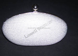 กระเป๋าคลัทช์ทรงซองจดหมายแฟชั่นสำหรับผู้หญิงสีขาวใสทรงเรขาคณิตออกแบบได้ตามต้องการ - Product Image 3