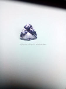 14mm Trillion Pink Amethyst Long Step Concave Cut - Product Image 5