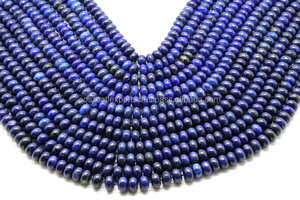 Cristaux de lapis-lazuli facettés bleus, pierres de guérison pour bijoux, bracelet et collier, perles de pierres précieuses - Product Image 3