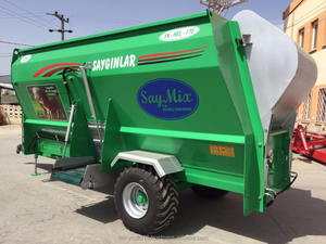 Mezcladora de Alimentos Horizontal de Alta Calidad y Productividad, Nueva, de 13m3, con Rodamientos, para Granjas, Marca Sayginlar, Tiempo de Mezcla de 20 Minutos - Product Image 4