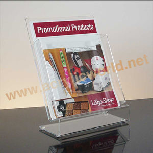Porte-brochure personnalisé/8.5x11 pouces de large porte-brochure acrylique présentoir de brochure - Product Image 6