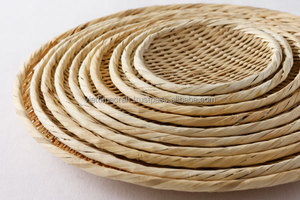 เทมปุระถาดกลมไม้ไผ่ตะกร้า/ชุดถาดเทมปุระไม้ไผ่ - Product Image 3