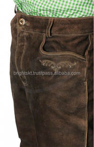 2024 hombres bávaros Lederhosen Oktoberfest disfraces cerveza Festival hombre Correa pantalones Cosplay Halloween fiesta traje con personalizar - Product Image 6