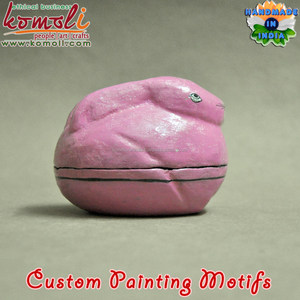 Handmade DIY Money Box <b>Rabbit</b> Paper Mache Animals Keepsake Box Wholesale - Product Image 2