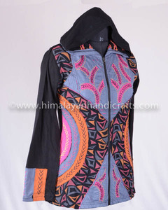 Top de capucha Pixie con patrón Tribal, sudaderas con capucha y chaqueta CSWJ 429A - Product Image 3