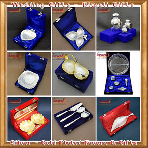 Latest Design Indian Silver Plated Gift Bowl Set Wholesale Diwali Gifts, Decorative Serving Bowls, Traditional Festival Decor - Product Image 5