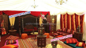 Qiao — décorations de scène Mehndi colorées pour mariage musulman, décor de nuit indienne, fabrication de plusieurs étapes asiatiques - Product Image 5