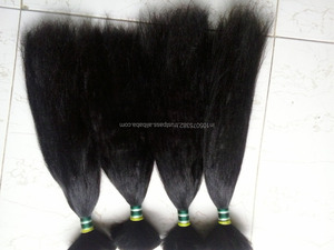 Cabello liso yaki indio sin procesar para trenzas. - Product Image 3