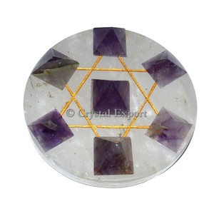 Crystal Quartz With Amethyst Healing Set - Product Image 1
