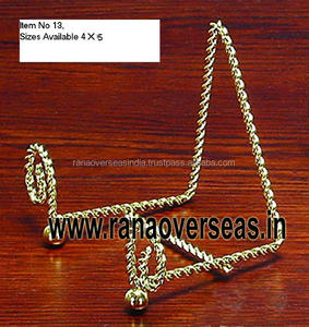 Brass Metal <b>Display</b> <b>Stands</b> for <b>Plates</b> and Bowls - Product Image 2