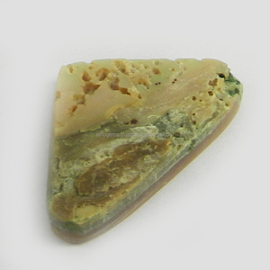 Cabochon 6.15 gms, mère de perle naturelle en surpoids, pierres précieuses, 33x22mm - Product Image 1